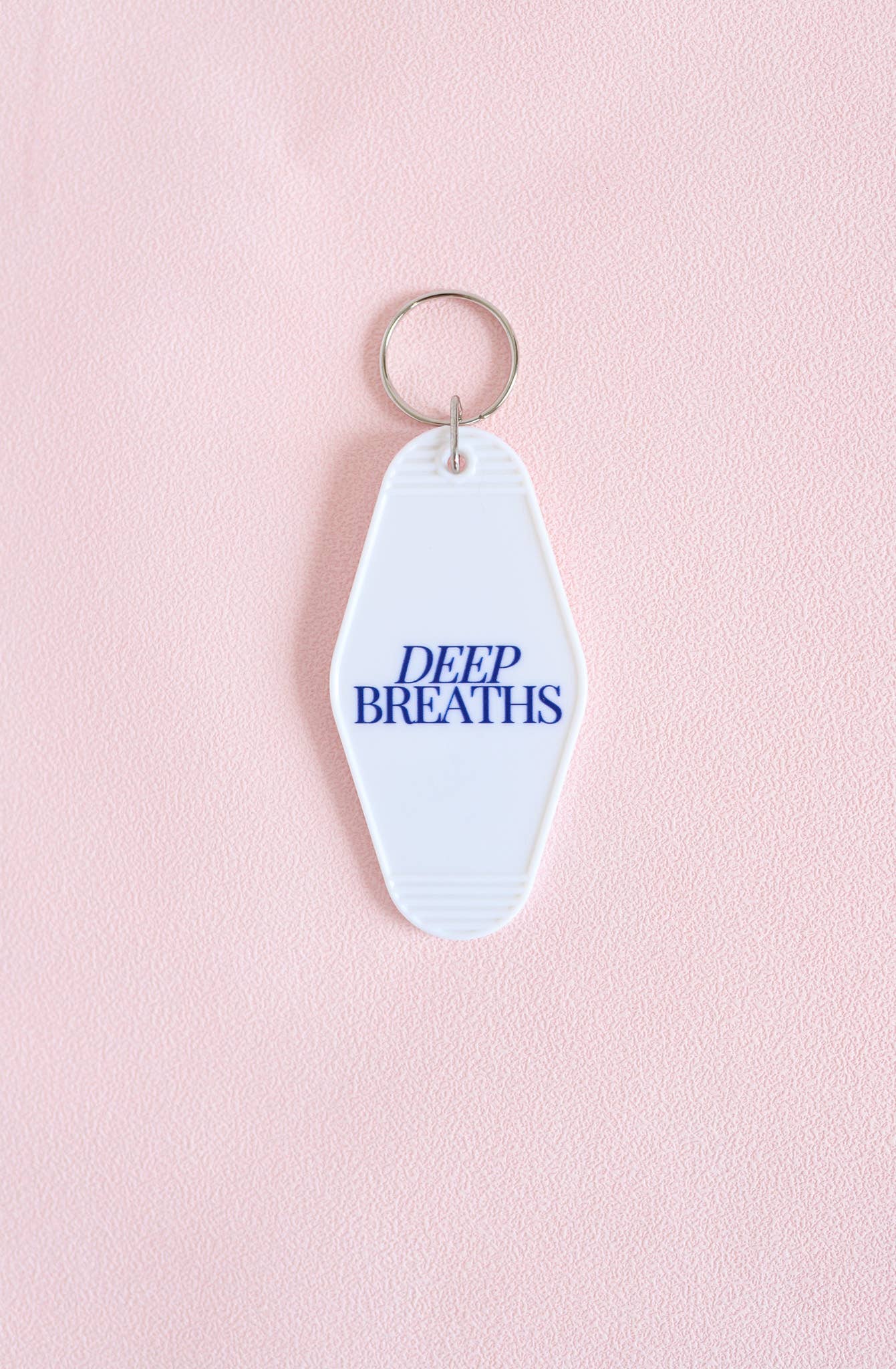 Deep Breaths Vintage Hotel Keychain Polished Prints