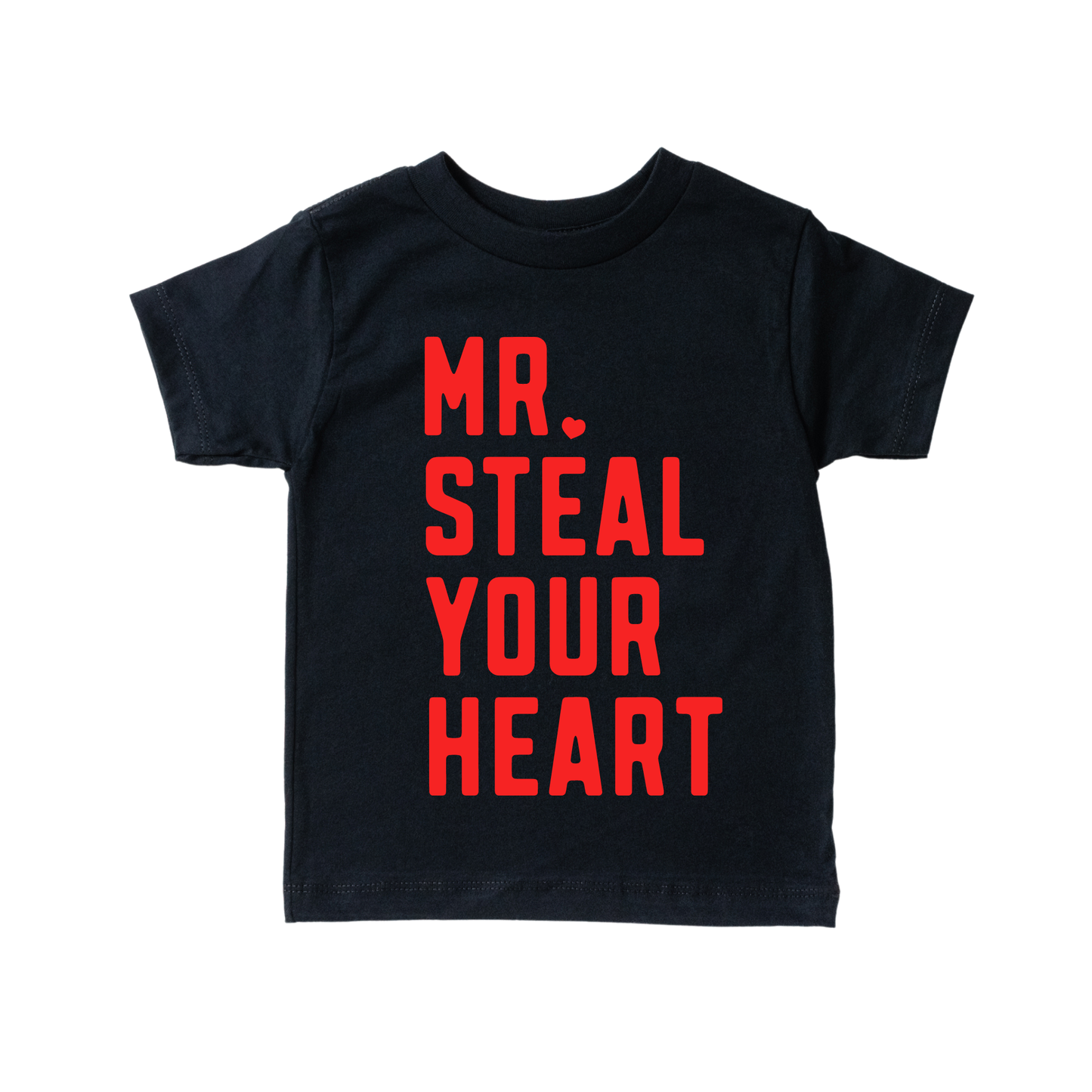 Mr Steal Your Heart Valentines Day Shirt Toddler and Youth Benny & Ray Apparel