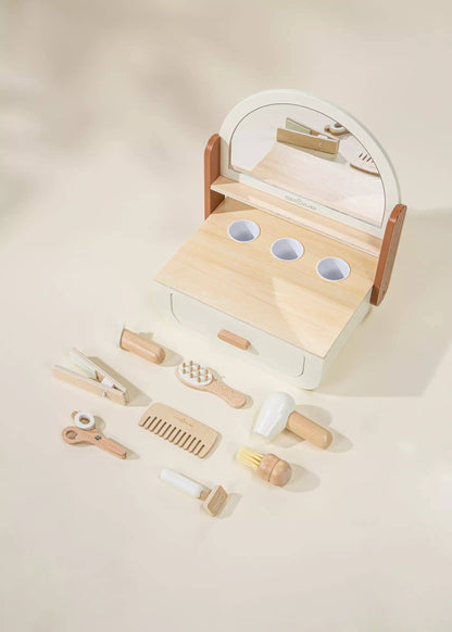 Wooden Beauty Station Playset