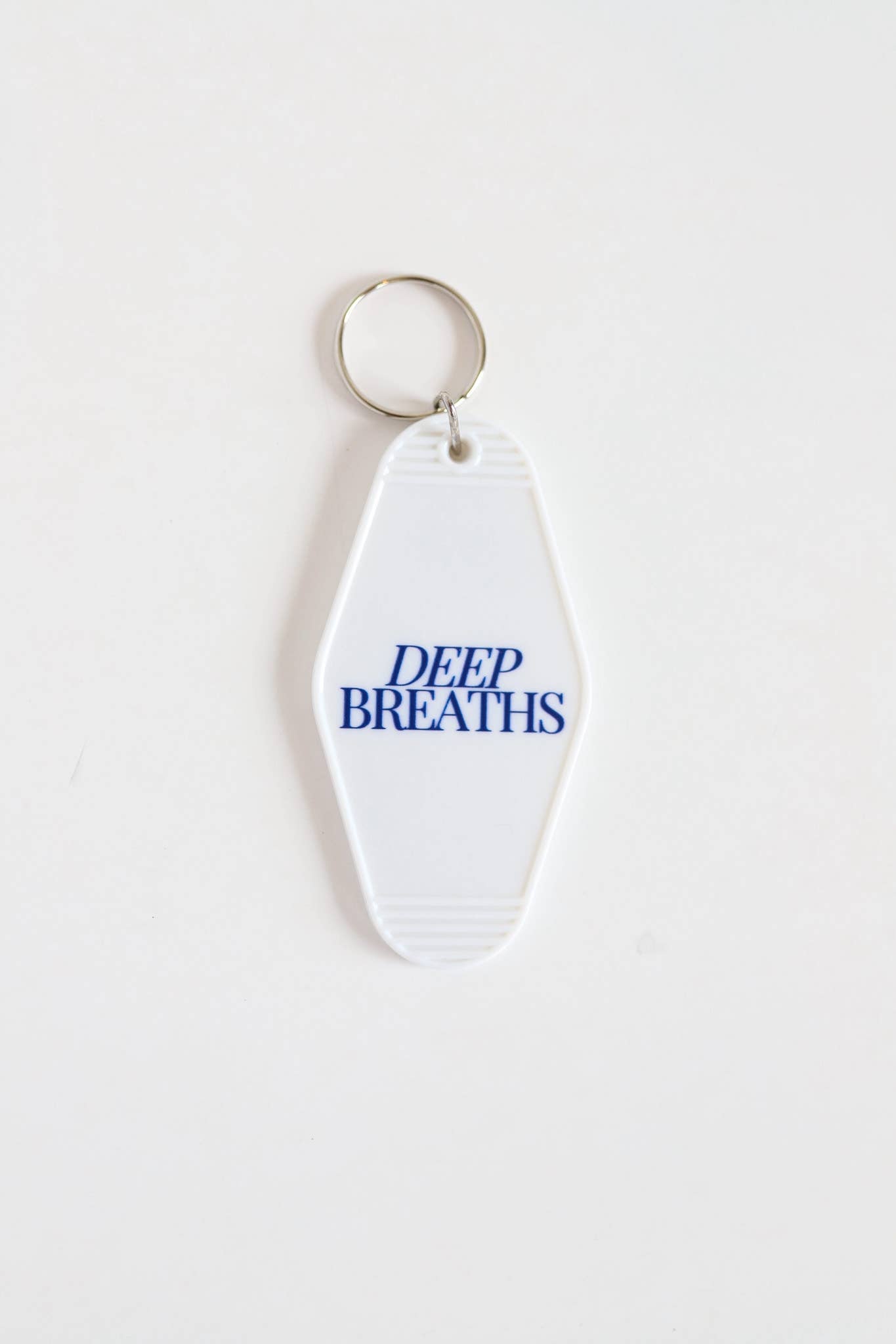 Deep Breaths Vintage Hotel Keychain Polished Prints