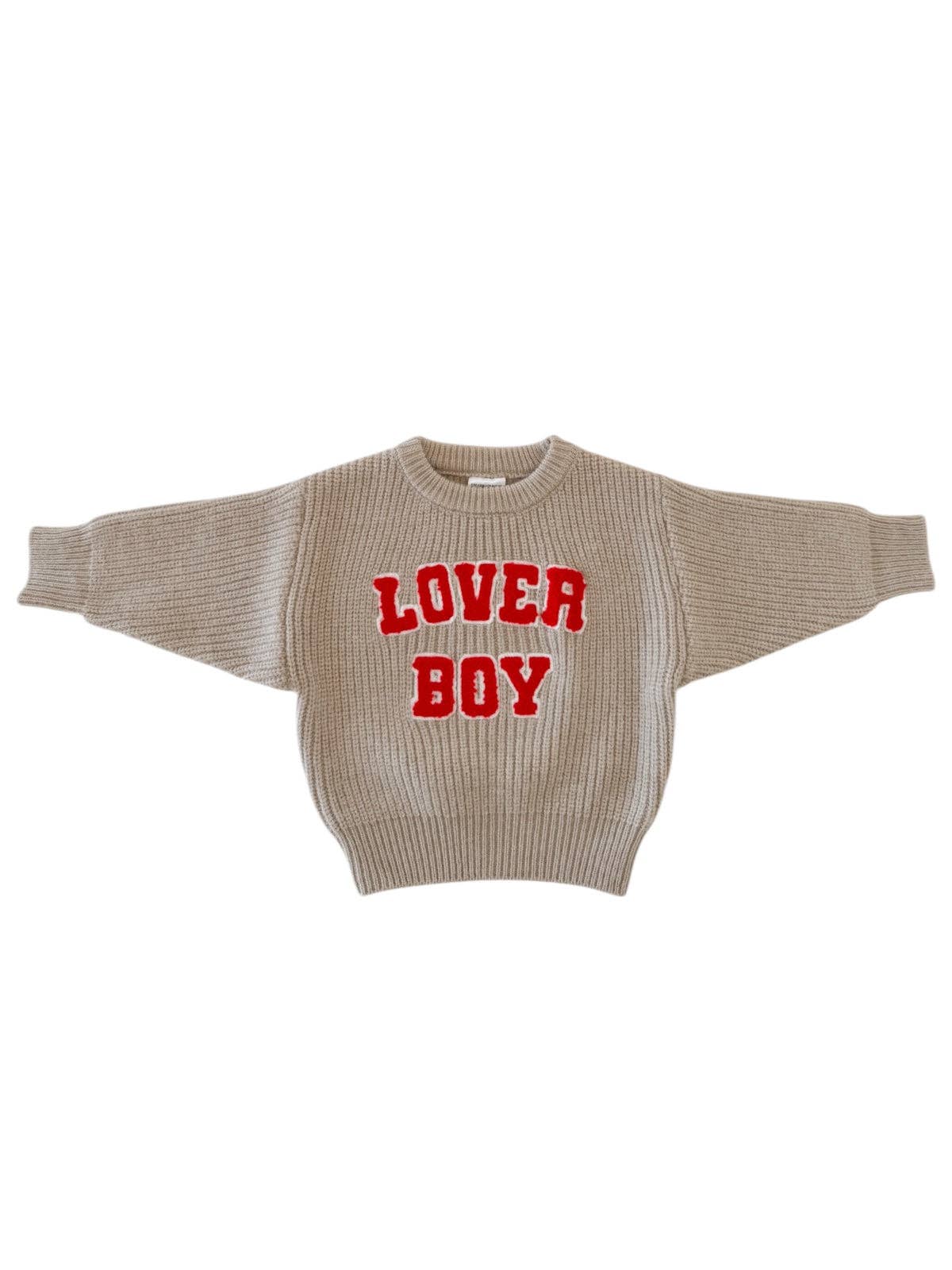 Knit Sweater, Lover Boy Cocoa SpearmintLOVE