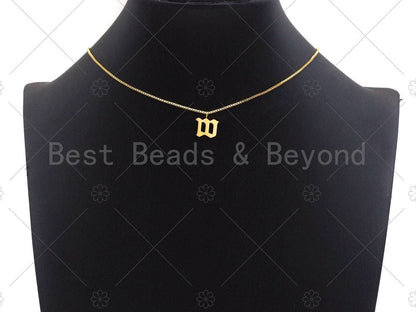 Old English Font Style Alphabet Letter Charm BestBeads&Beyond