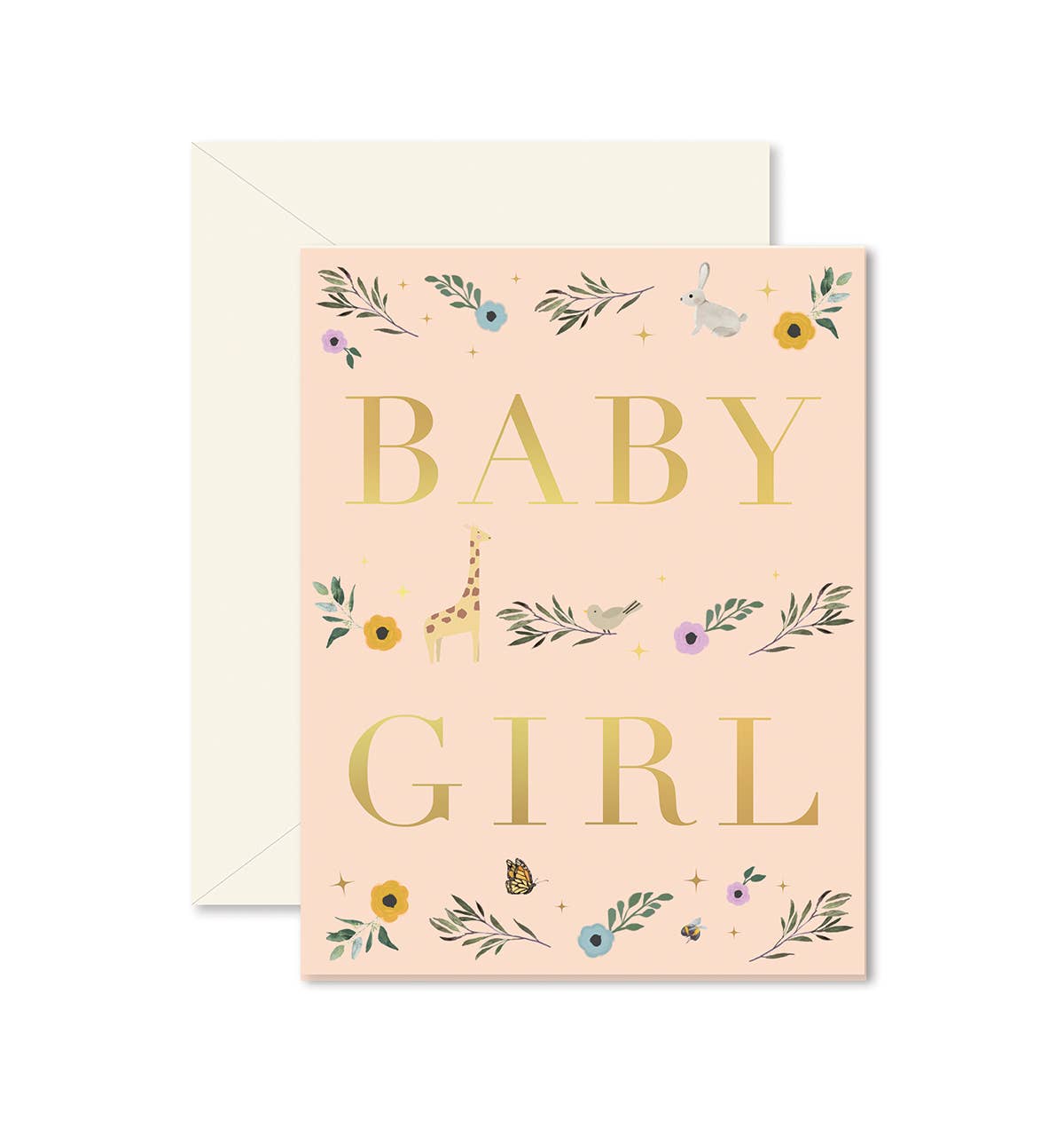 Baby Girl Storybook Greeting Card Ginger P. Designs