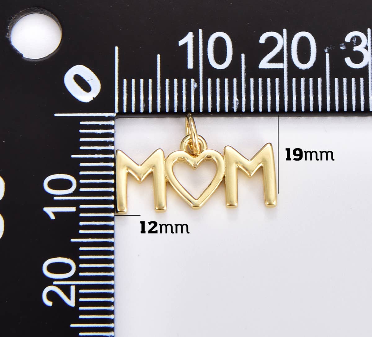 MOM Heart Charm Beads Creation