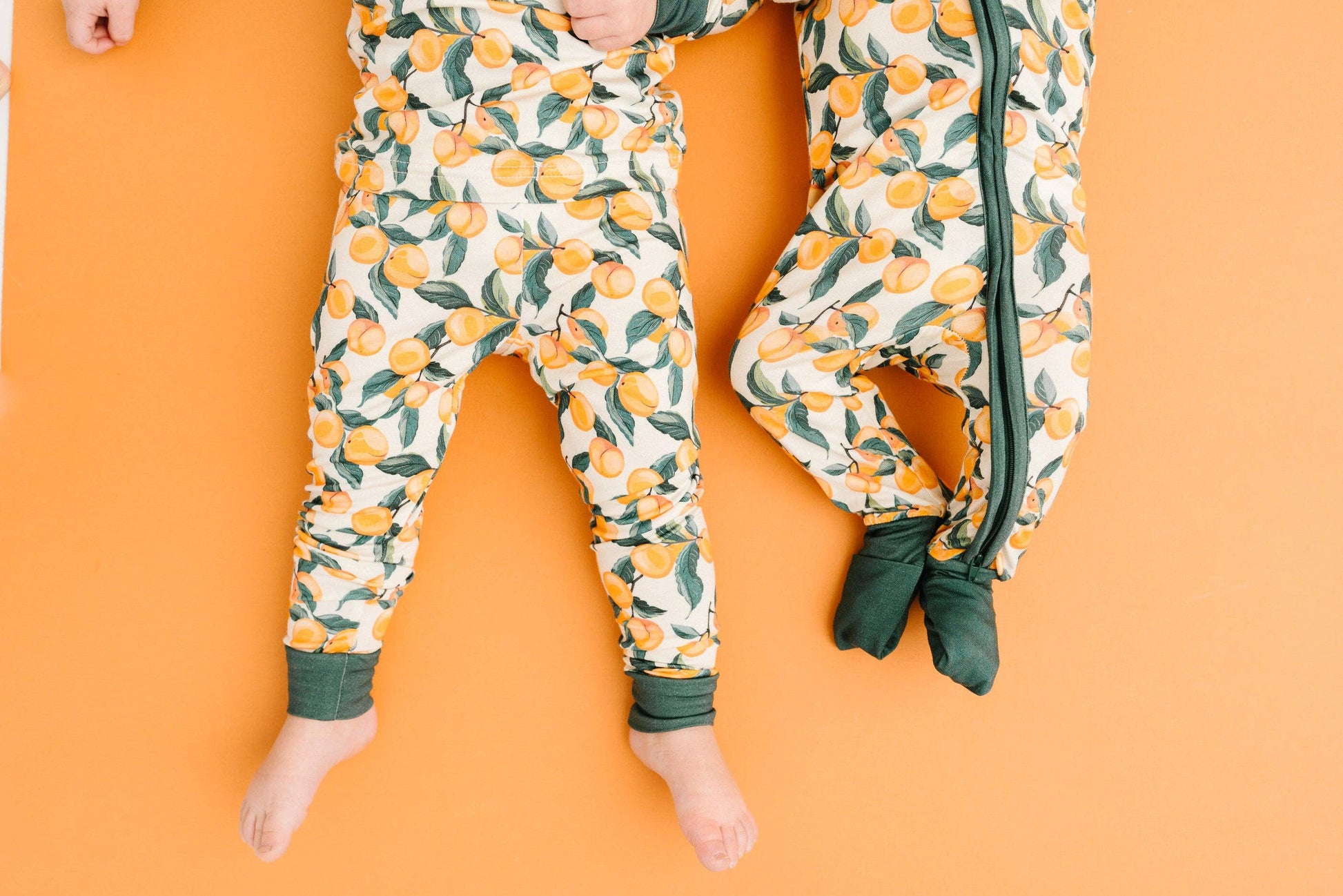 Peach Harvest Bamboo Sleeper Little One Shop
