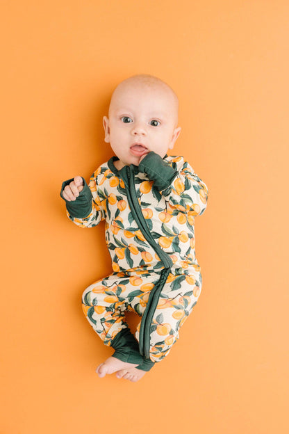 Peach Harvest Bamboo Sleeper Little One Shop
