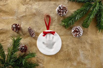 Baby Christmas Handprint or Footprint Keepsake Ornament Pearhead