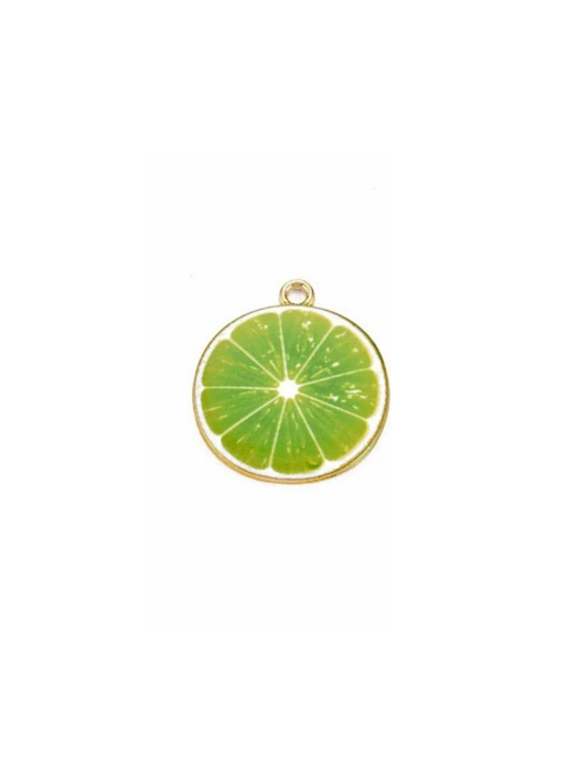 Fruit Charms Hunny B's Enamel Lime Slice