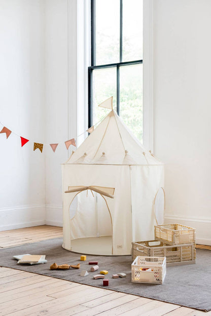 Recycled Fabric Play Tent Castle - Solid Colors