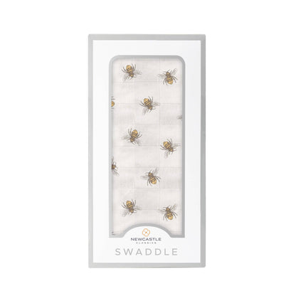 Honey Bee Bamboo Swaddle