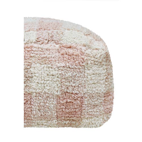 Pouf Vichy Rose