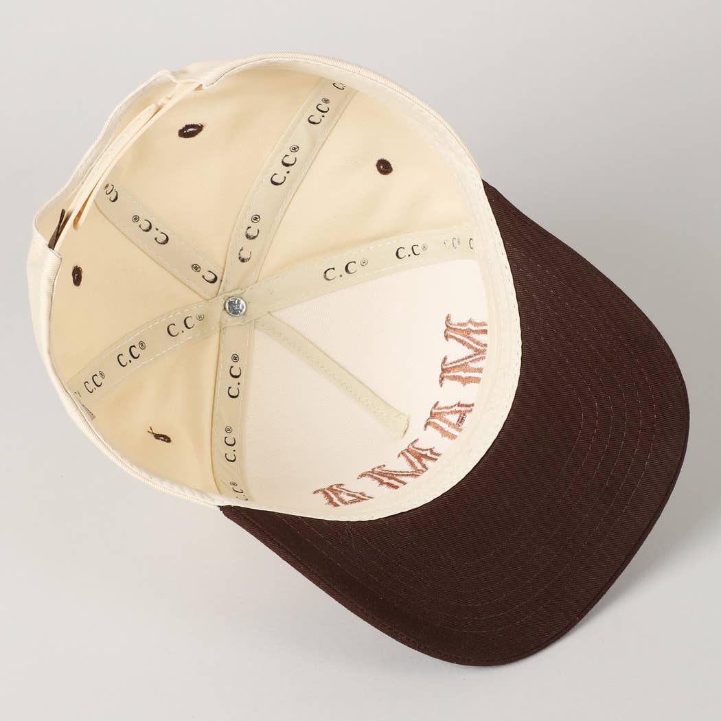MAMA Typographic Design Embroidery Baseball Cap Fashion City