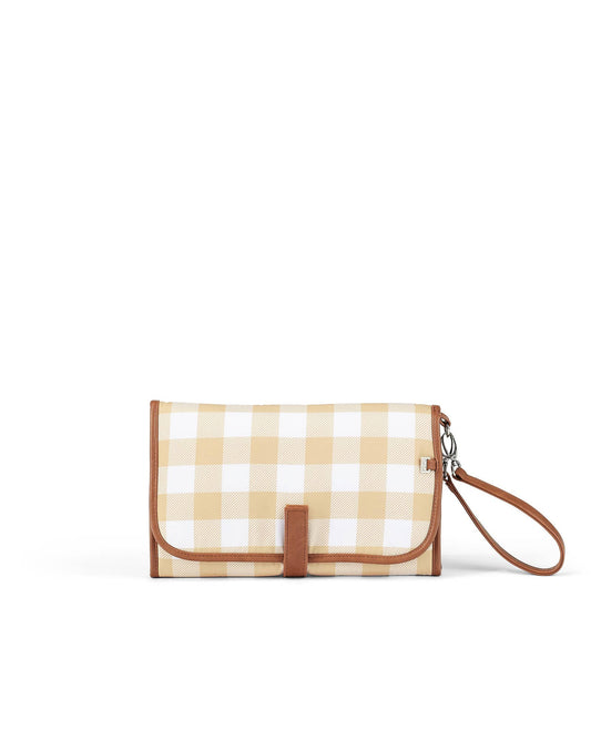 Change Mat Clutch - Beige Gingham OiOi