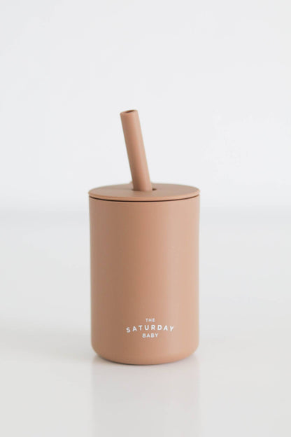 The Saturday Baby Silicone Straw Cup