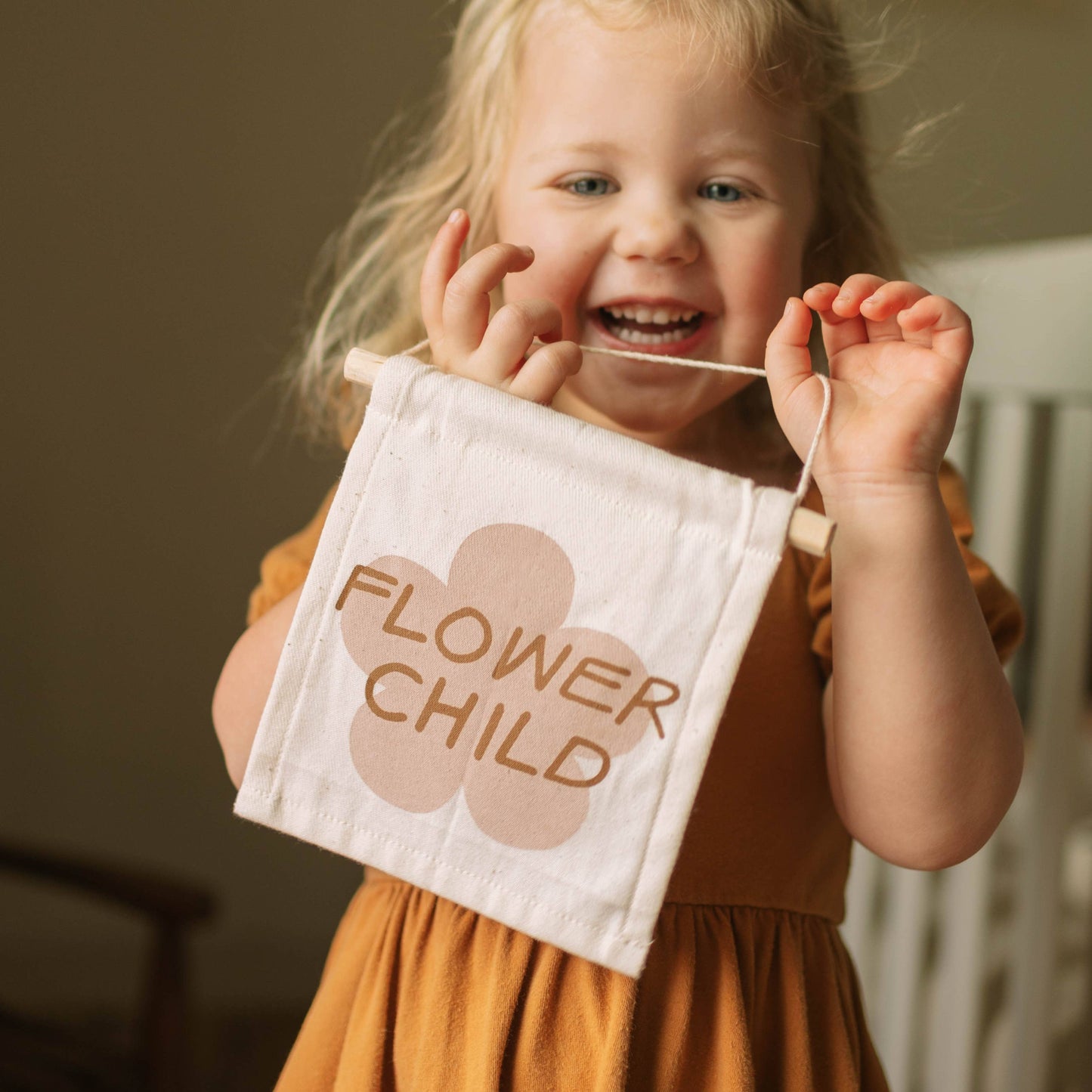 Flower Child Canvas Hang Sign