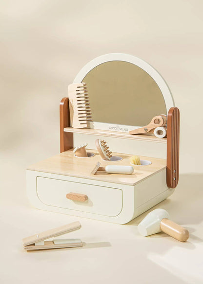 Wooden Beauty Station Playset