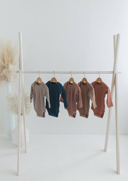 Ribbed Bodysuit | Terracotta