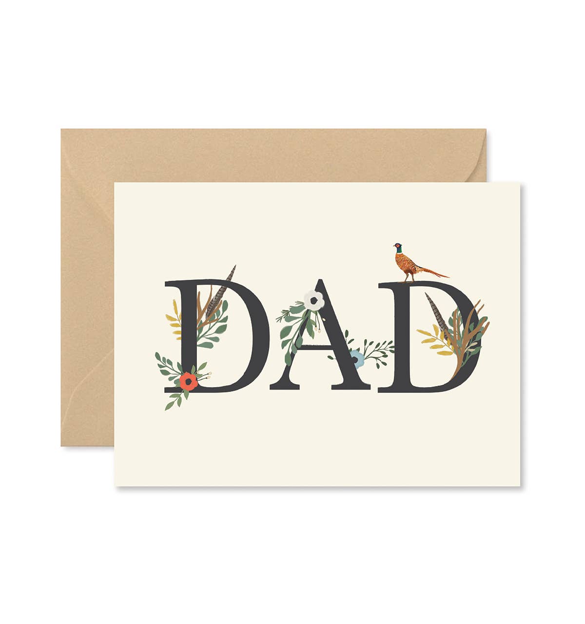 Dad Floral Greeting Card Ginger P. Designs