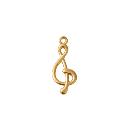 Gold Music Note The Charm Bar Company