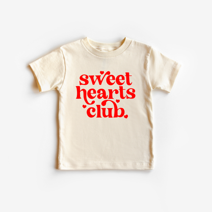 Sweet Hearts Club Valentines Day Shirt Toddler and Youth Benny & Ray Apparel