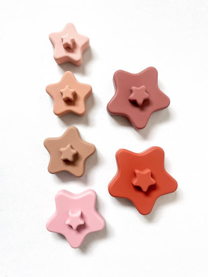 Silicone Star Stacking Toy