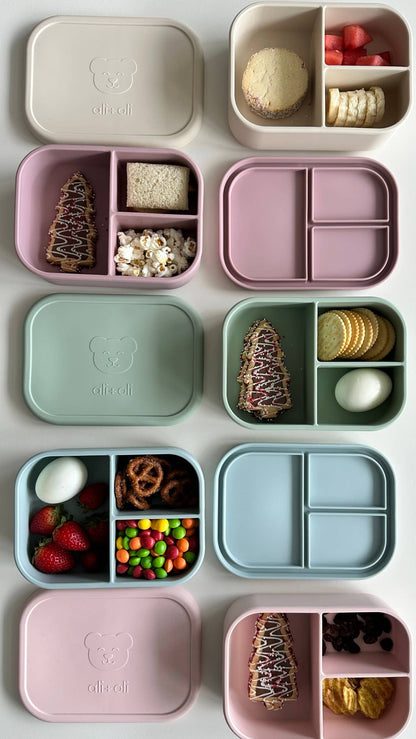 Ali+Oli Leakproof Silicone Bento Box (Blush)