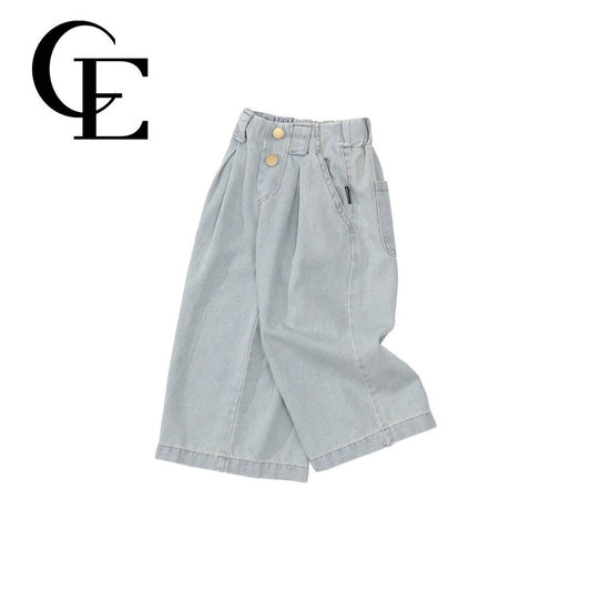 Girls Wide Leg Jeans CHANG EN LLC