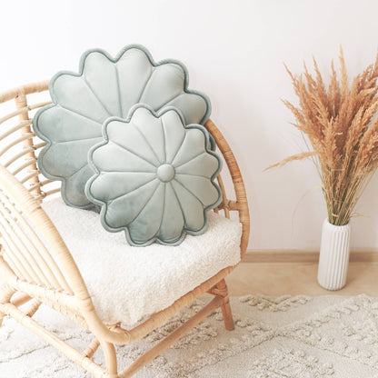 Velvet Daisy Pillow - Small