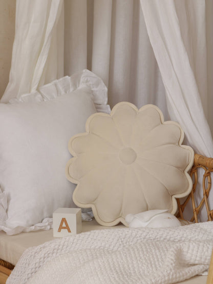 Velvet Daisy Pillow - Small