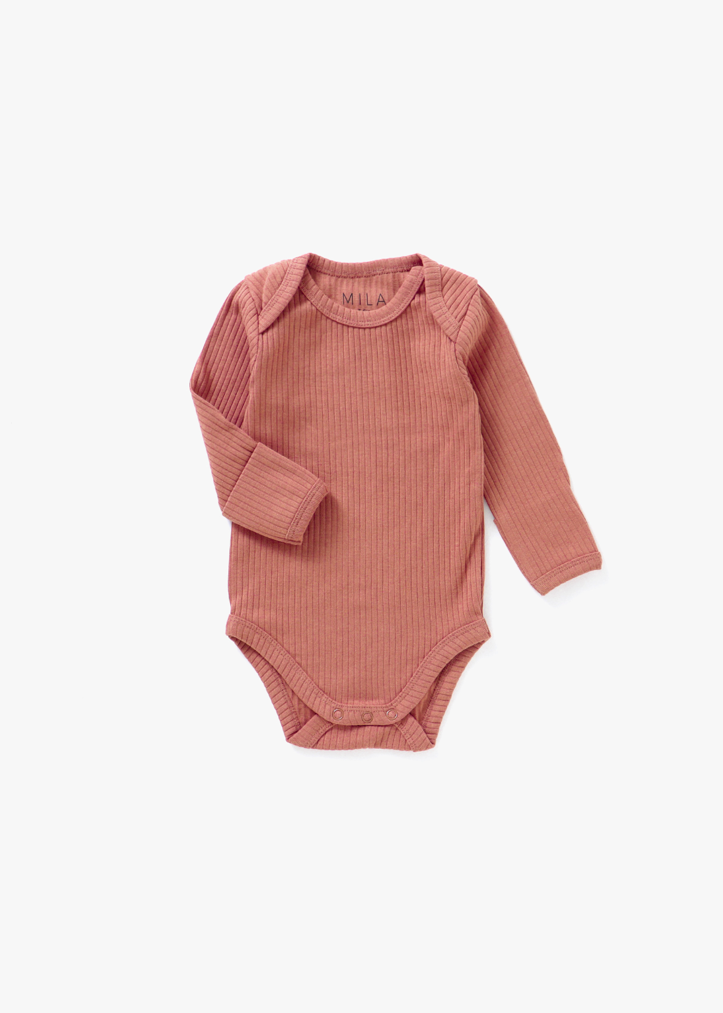 Ribbed Bodysuit | Terracotta