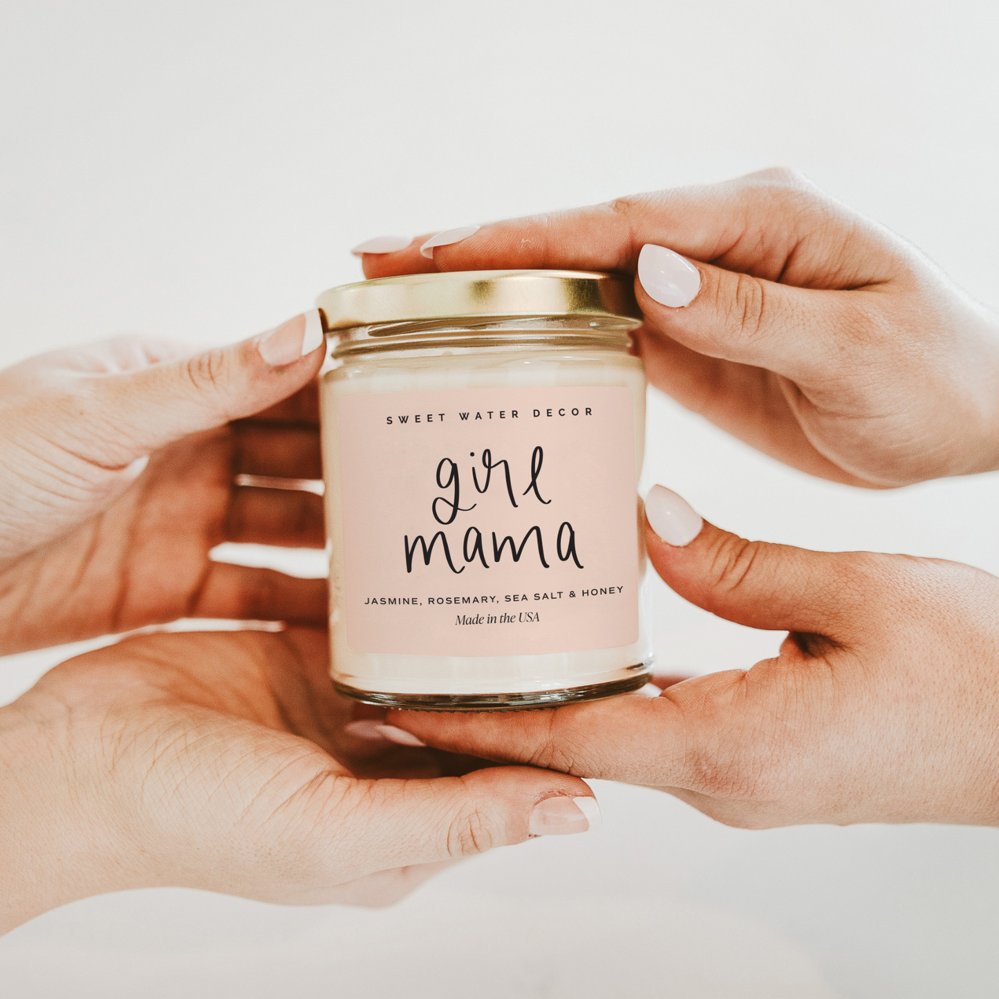 Girl Mama Soy Candle - 9 oz Sweet Water Decor