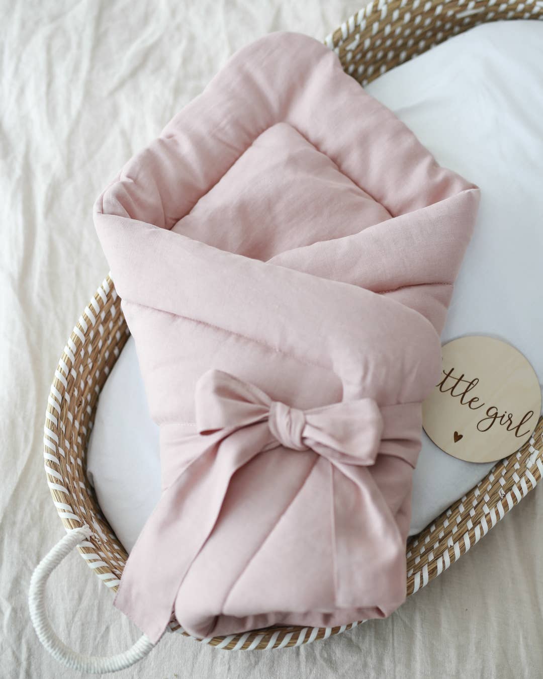 Linen baby wrap/ swaddle (7 colours)