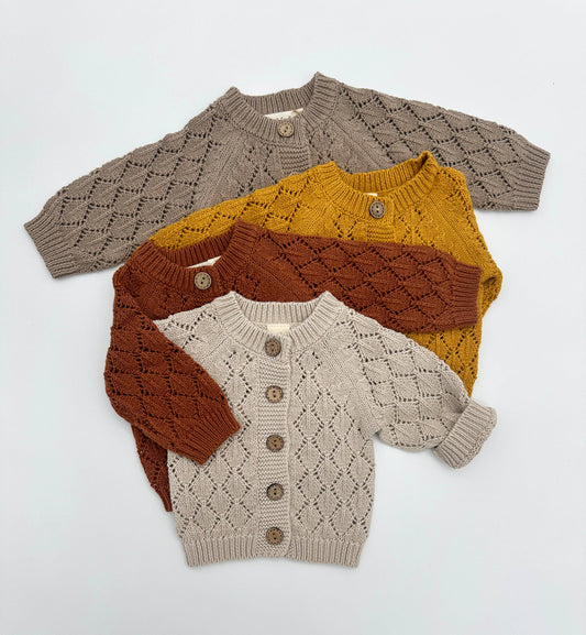 Annie Knit Sweater Cardigan OLIVE & CRADLE