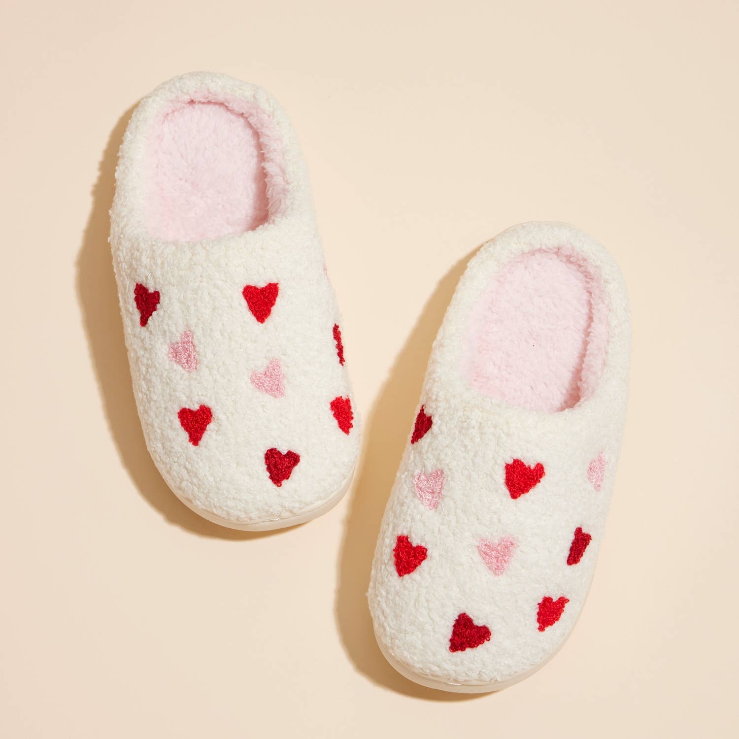 Multi Hearts Home Slippers-Kids Lilla Haven