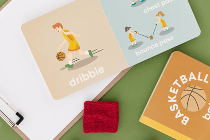 Basketball Baby- Board Book Left Hand Book House