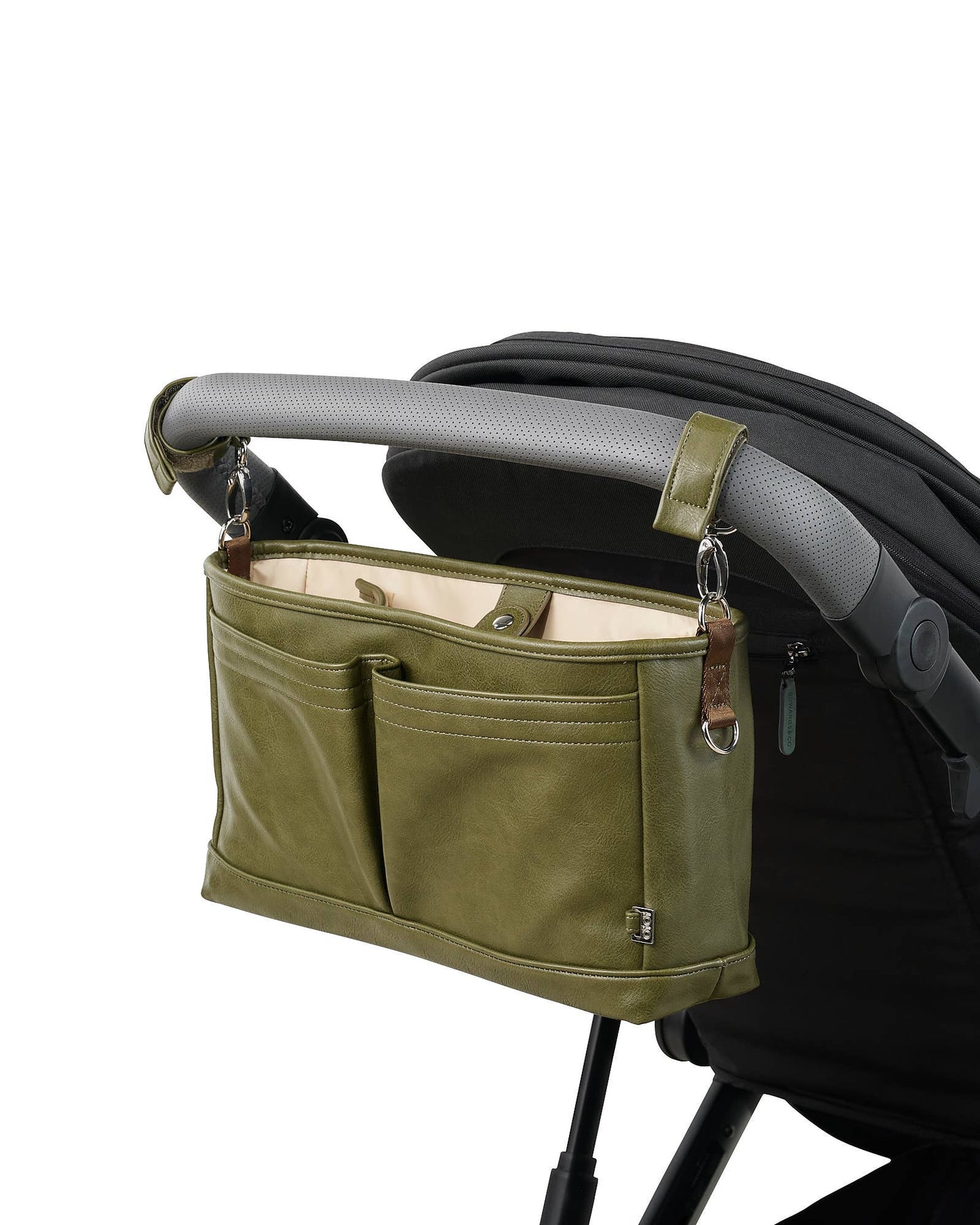 Vegan Leather Stroller Caddy