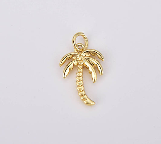 Tiny Palm Tree Charm Beads Creation