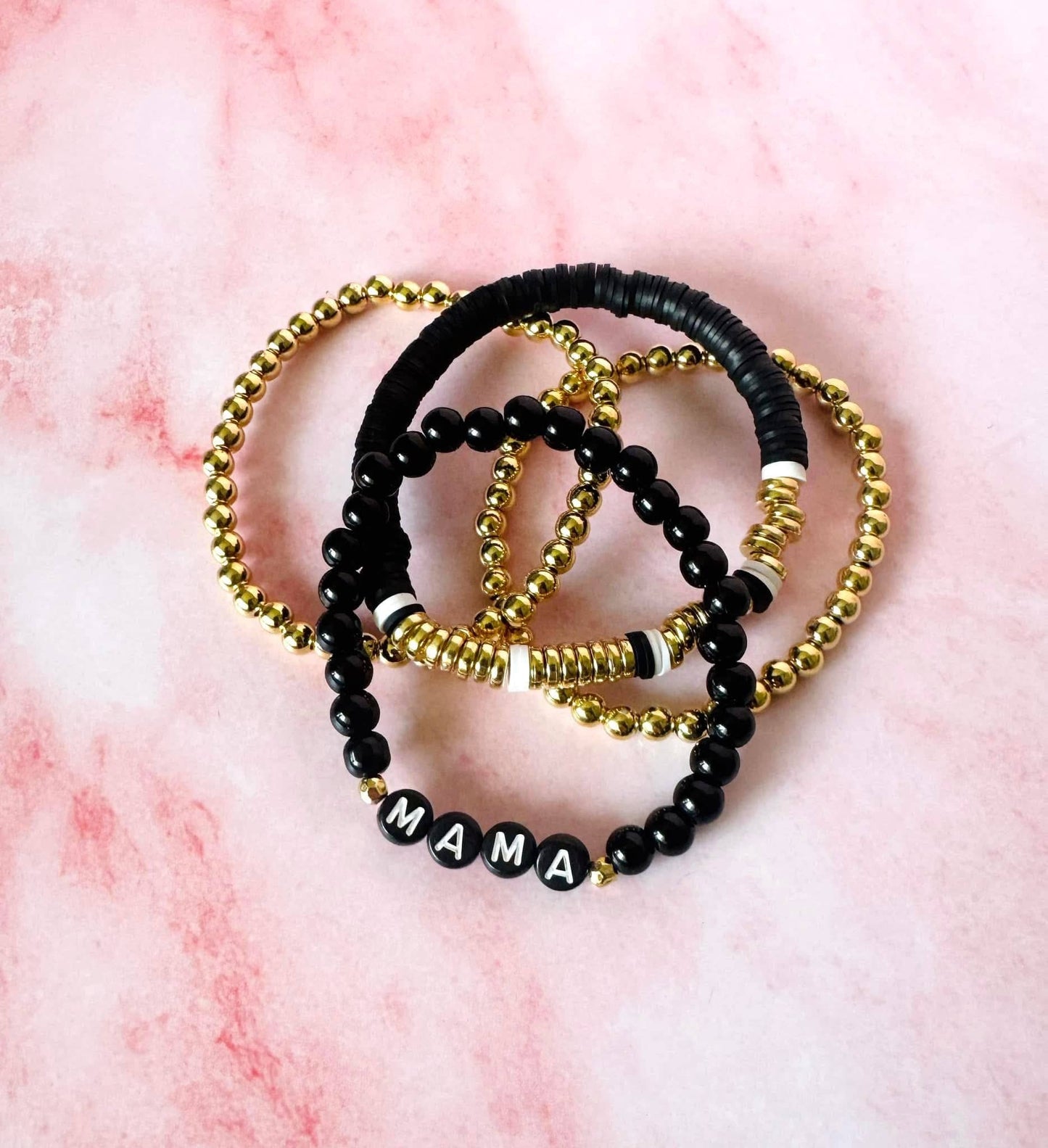 Mama Black Bracelet Set Love Your Why