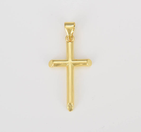 Cross Charms Hunny B's 18K Gold Filled (11mm) Cross