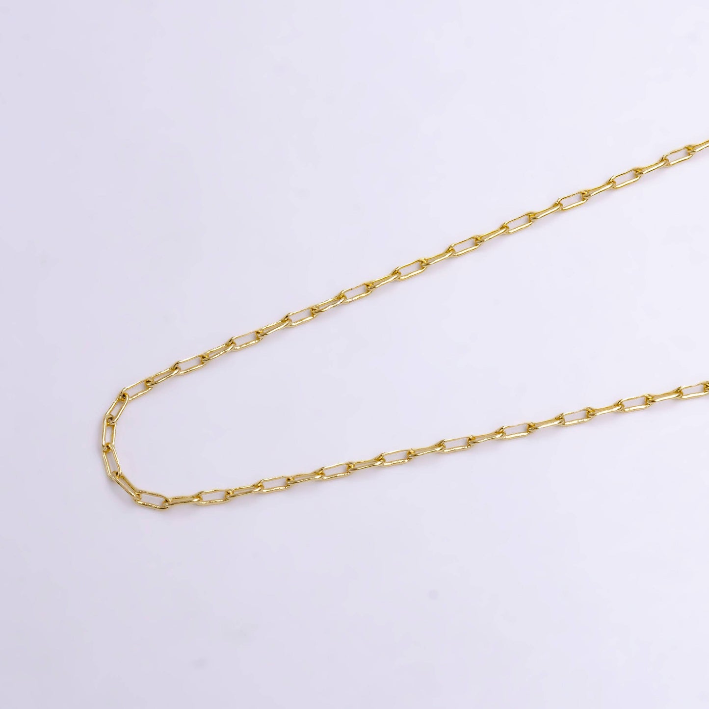 Becks Paper Clip Chain Necklace 18" Aim Eternal