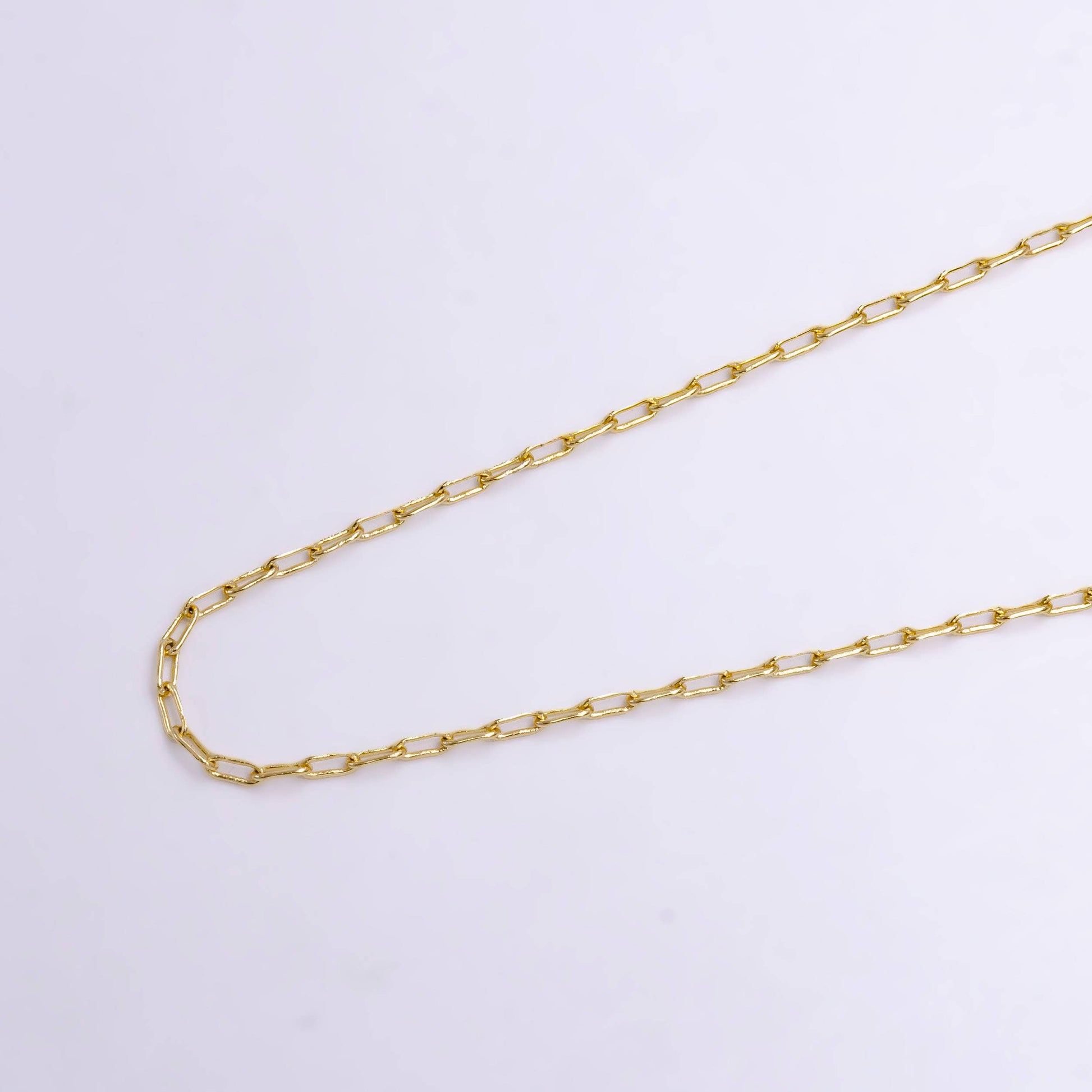 Becks Paper Clip Chain Necklace 18" Aim Eternal