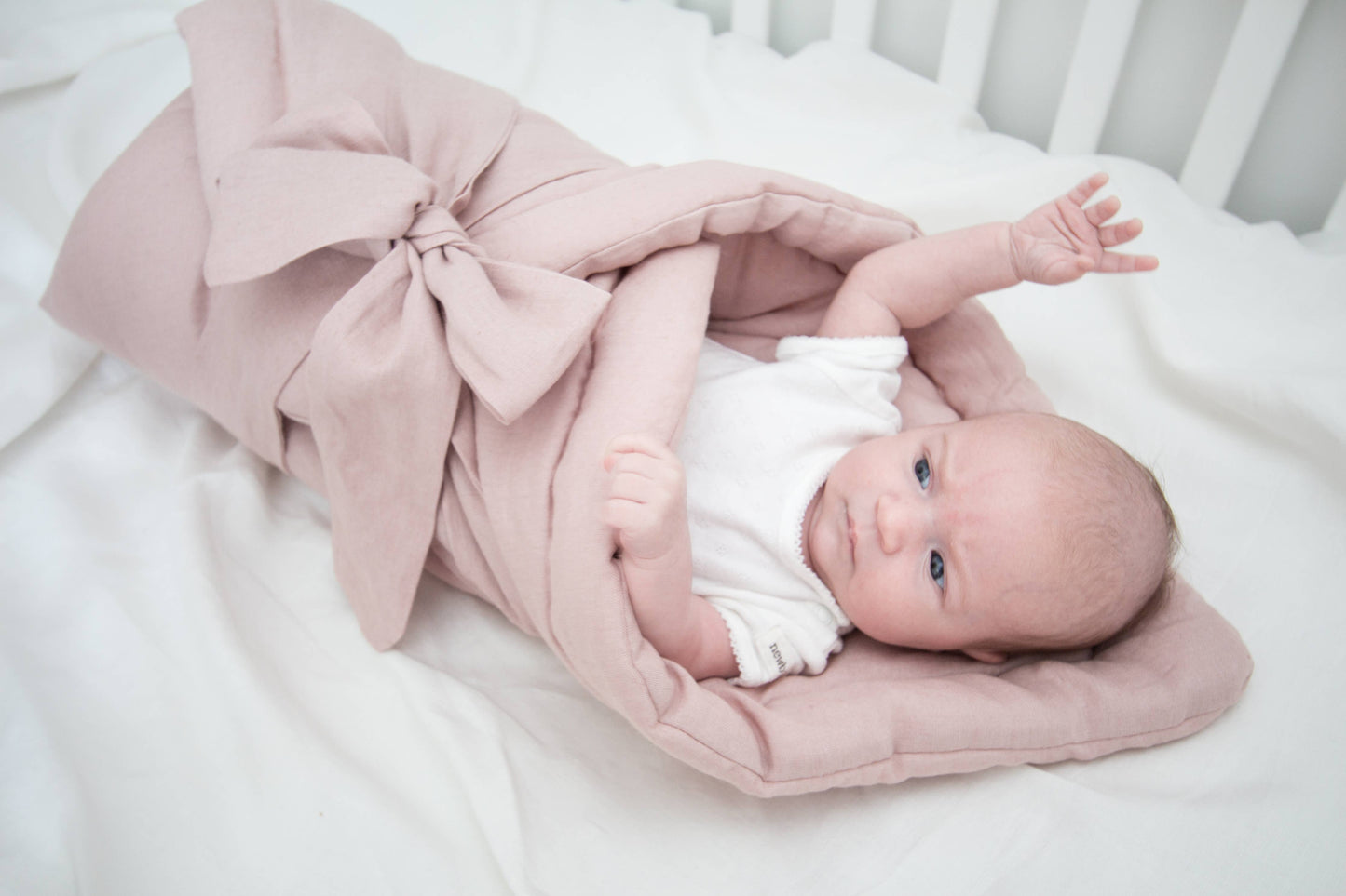 Linen baby wrap/ swaddle (7 colours)