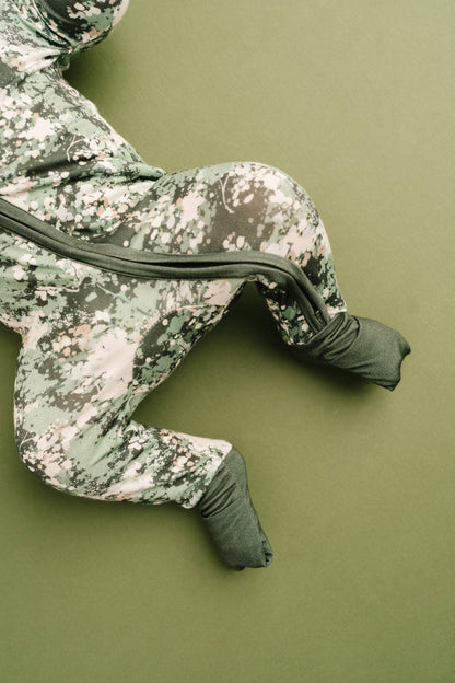Forest Camo Bamboo Sleeper Little One Shop
