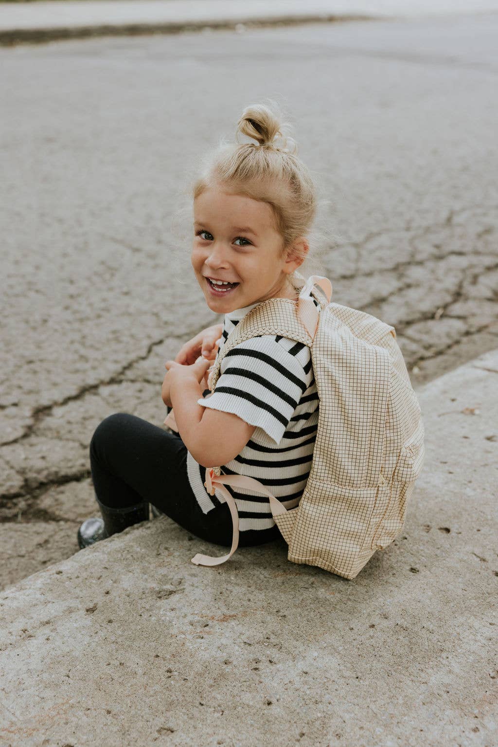 Mini backpack - Grid - Menoum Menoum