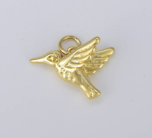 Gold Filled Hummingbird Charm Beads Creation