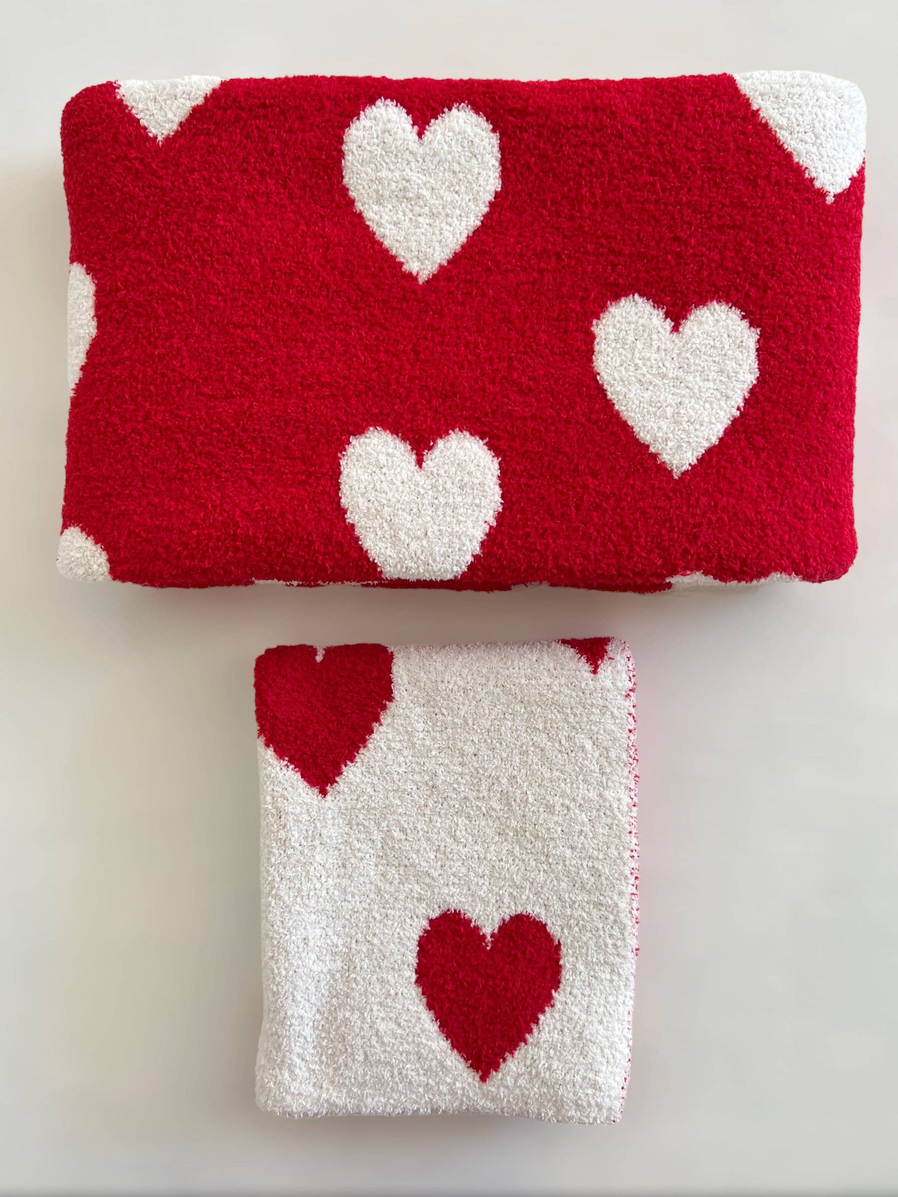 Phufy® Bliss Mini Blanket, Red Heart SpearmintLOVE