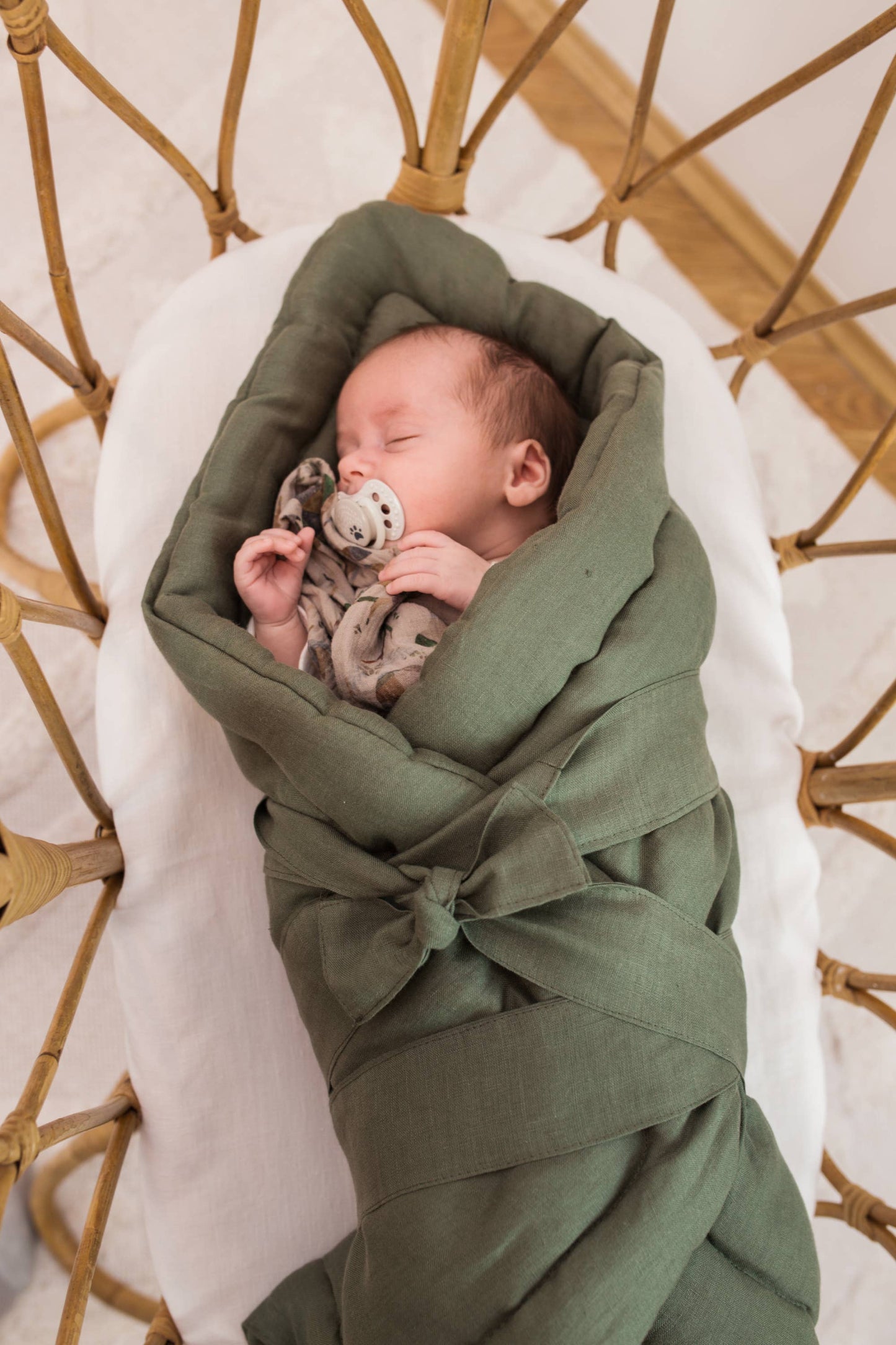 Linen baby wrap/ swaddle (7 colours)