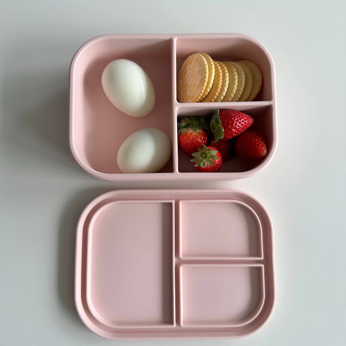 Ali+Oli Leakproof Silicone Bento Box (Blush)