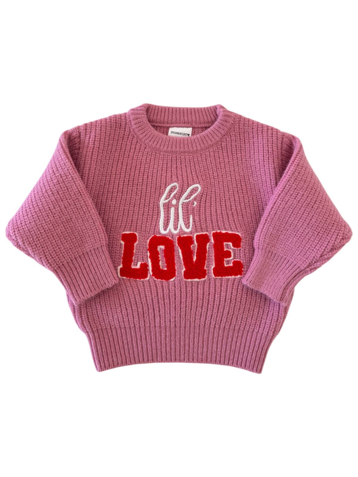 Knit Sweater, Lil Love SpearmintLOVE