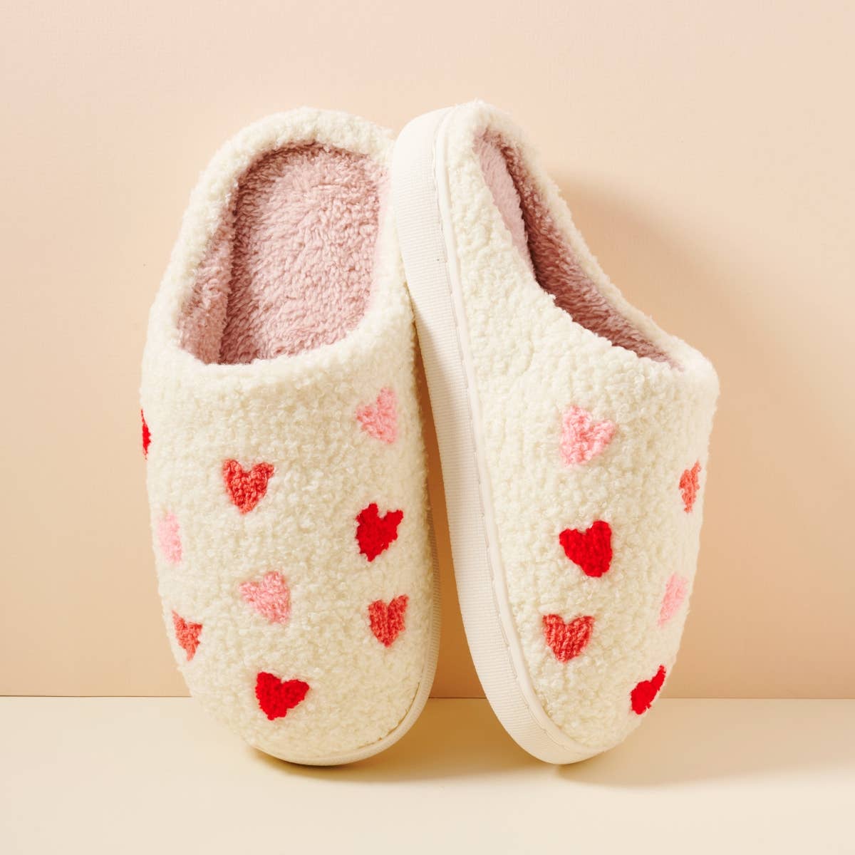 Multi Hearts Home Slippers Lilla Haven